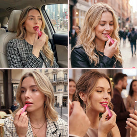 Dmsky lifestyle shot woman smiling wearing tint for everyday confidence