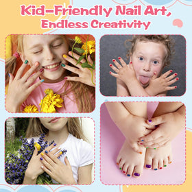 Dmsky kids at a party painting nails showcasing fun group use