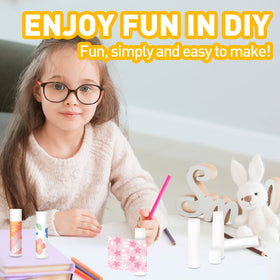 DMSKY personalized DIY lip balm with custom sticker ideal for gifting
