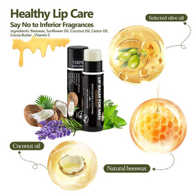 Dmsky tube close-up texture highlighting smooth beeswax finish for lasting moisture