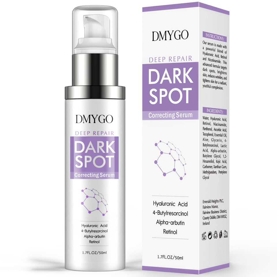 DMYGO front packaging showing bottle and label, clear product identity and benefits