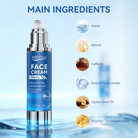 DMYGO label close-up revealing key ingredients for anti-aging benefits