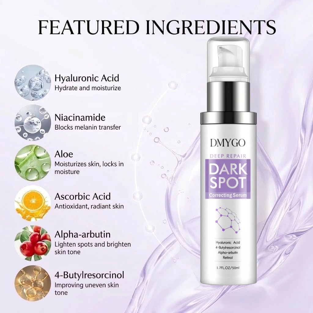 DMYGO serum drop texture on hand, showing lightweight hydrating consistency