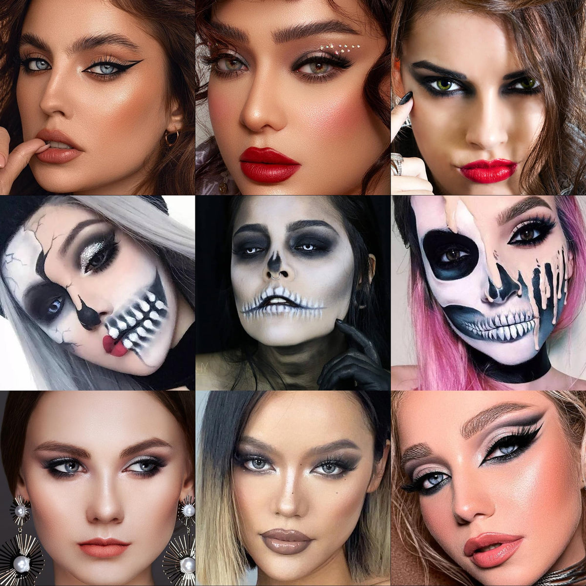 docolor application before and after smokey eye transformation