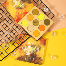docolor palette inside a packed makeup bag demonstrating travel convenience and organization