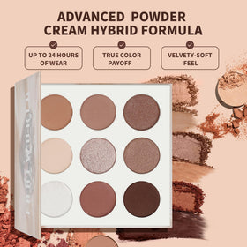 docolor close-up of powder pans showing velvety texture and blendability benefit