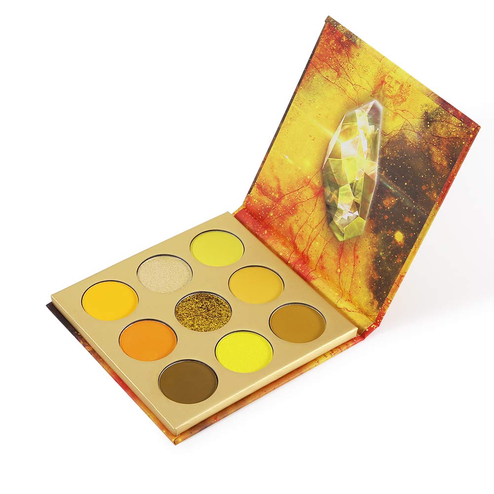 docolor front view of closed palette showing compact travel-ready design and portability