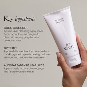 Doctor Rogers gel texture close-up showing smooth hydrating gel that spreads easily