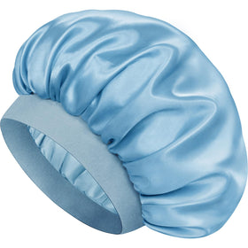 Doitory bonnet front view showing light blue color and neat shape benefiting styling preservation