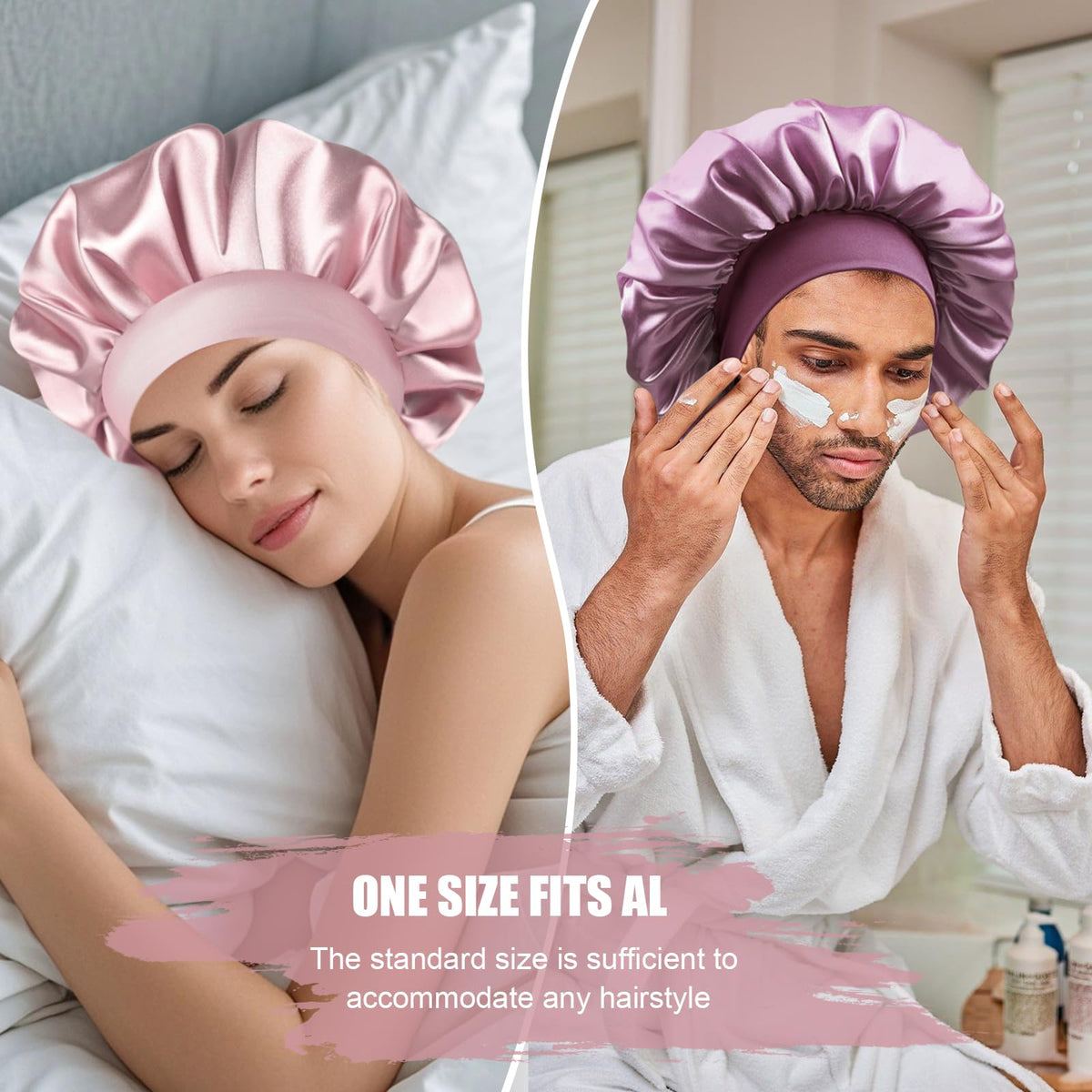 Doitory multiple color bonnets styled with loungewear for coordinated home looks