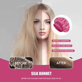 Doitory on a model with curly hair showing preserved curls and less frizz by morning
