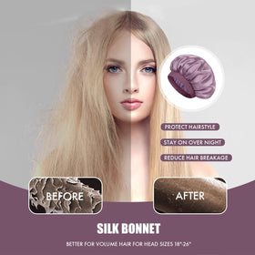 Doitory bonnet containing braids illustrating protection for twists and braided styles