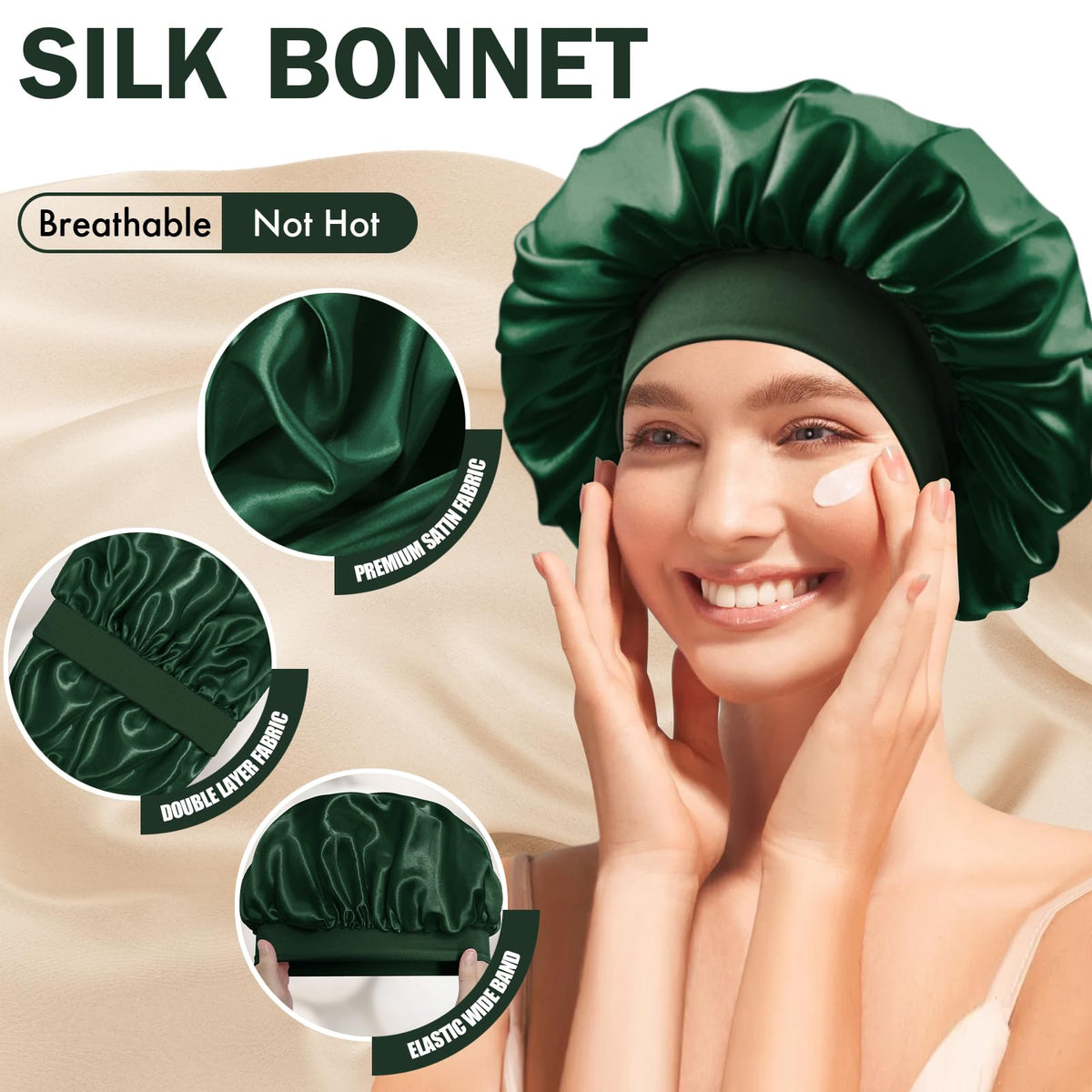 Doitory elastic band detail illustrating soft wide band for comfortable hold