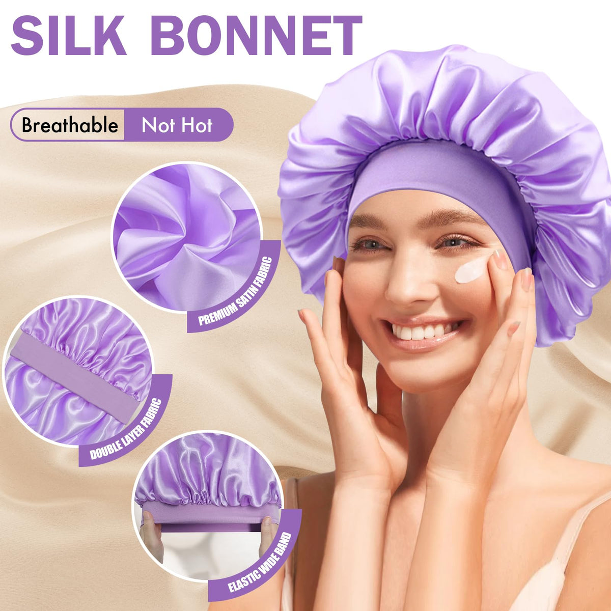 Doitory gentle elastic band detail showing comfort without forehead marks