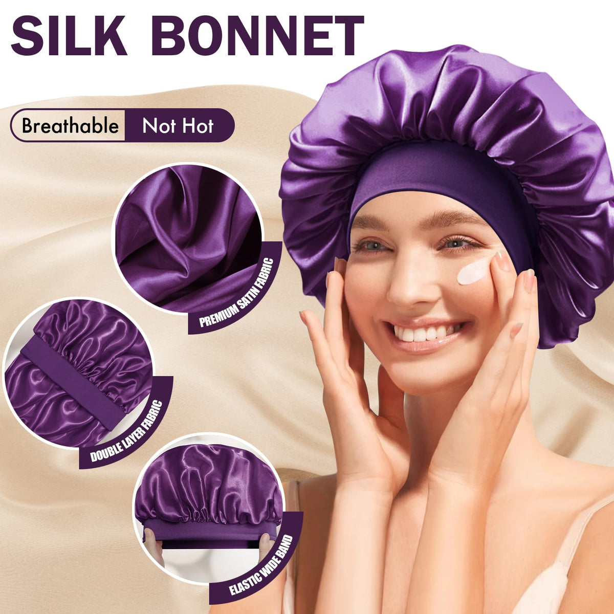 Doitory elastic band detail showing soft wide band for comfortable hold