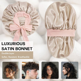 Doitory close-up of satin lining highlights smooth, low-friction surface