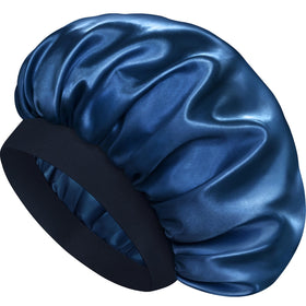 Doitory navy front view showing bonnet shape and elegant finish for protection
