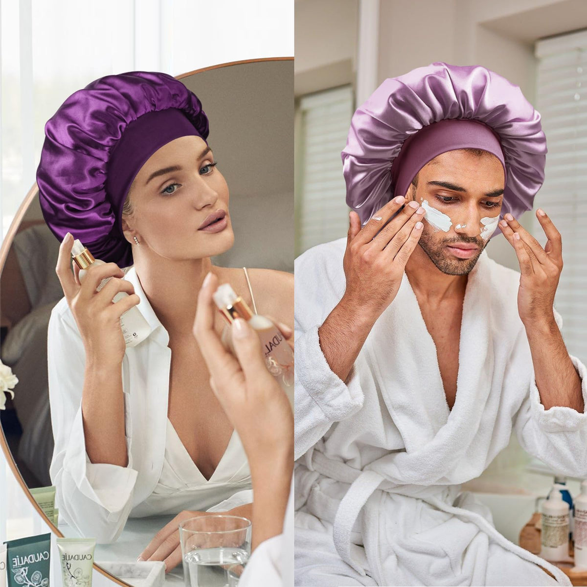 Doitory boxed bonnet with multiple color options for versatile matching