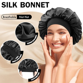Doitory elastic band detail demonstrating gentle hold without forehead marks