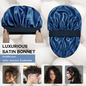 Doitory close-up of satin inner lining highlighting gentle, low-friction fabric