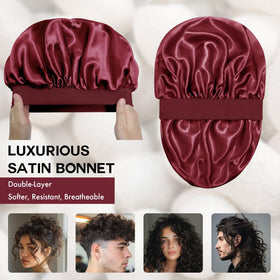 Doitory satin inner closeup highlighting silky texture that reduces friction and preserves shine