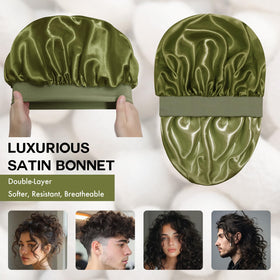 Doitory inner satin lining close-up highlighting smooth texture benefit
