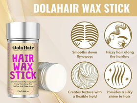 Dolahair being blended with brush for precise edge definition