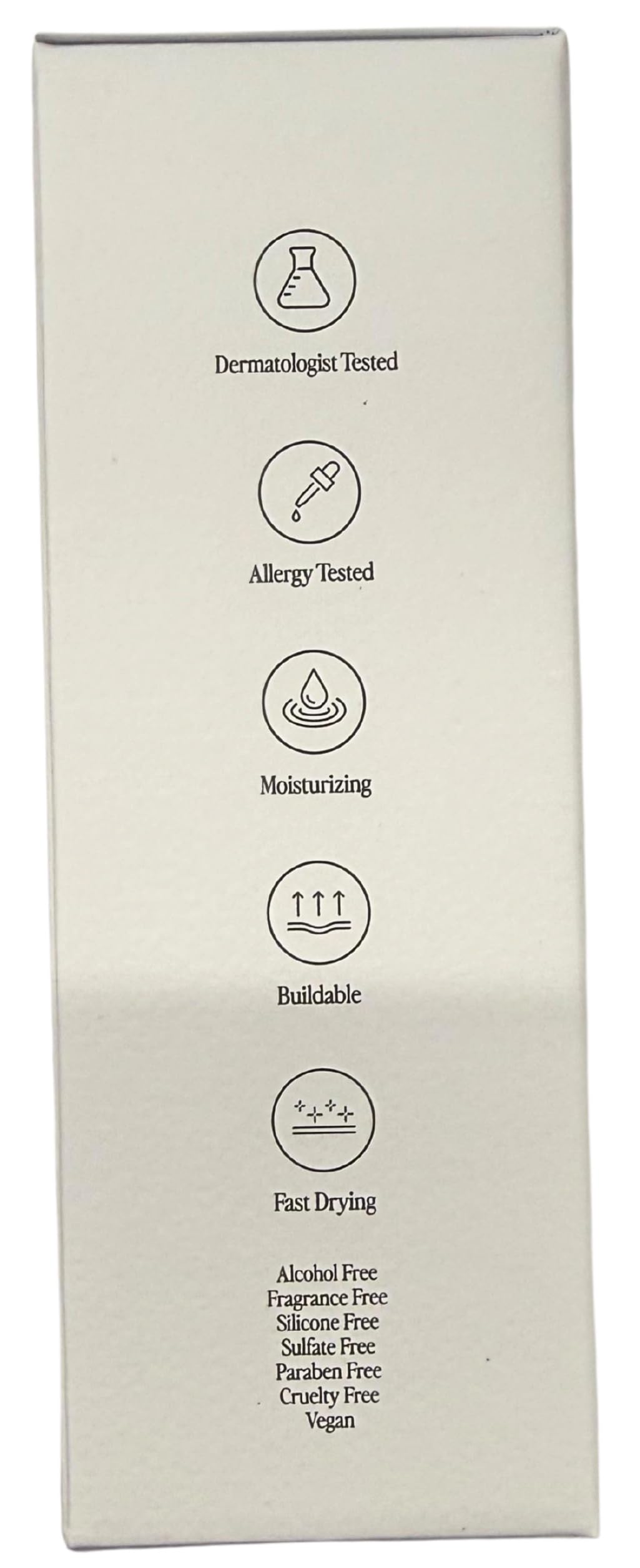 Dolce Glow being applied over makeup demonstrating setting and hydrating benefit