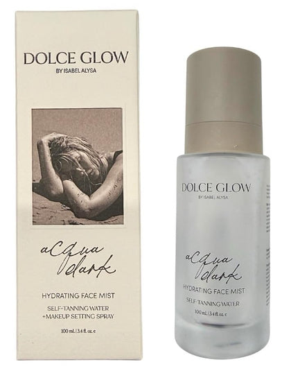 Dolce Glow Acqua Dark front bottle showing clean packaging and deeper shade benefit