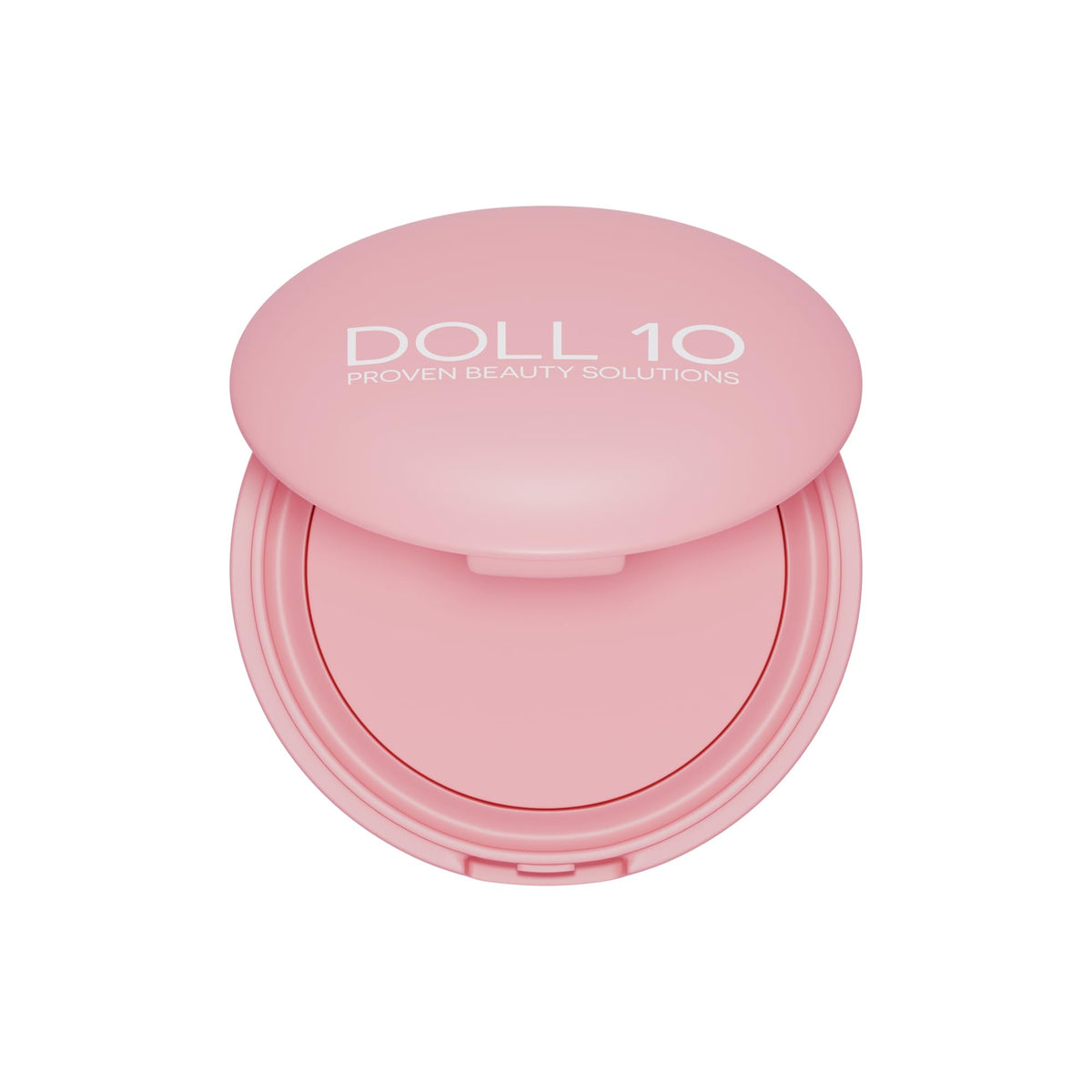 DOLL 10 compact front view showing sleek packaging and brightening benefit