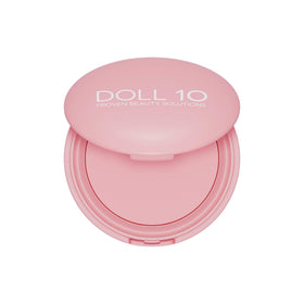 DOLL 10 compact front view showing sleek packaging and brightening benefit