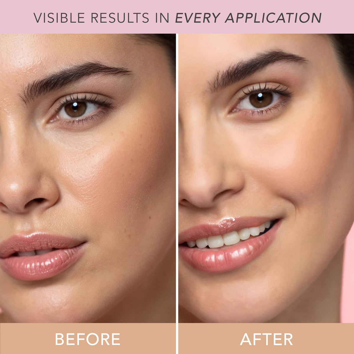 DOLL 10 powder texture close-up highlighting fine-milled blur and soft finish