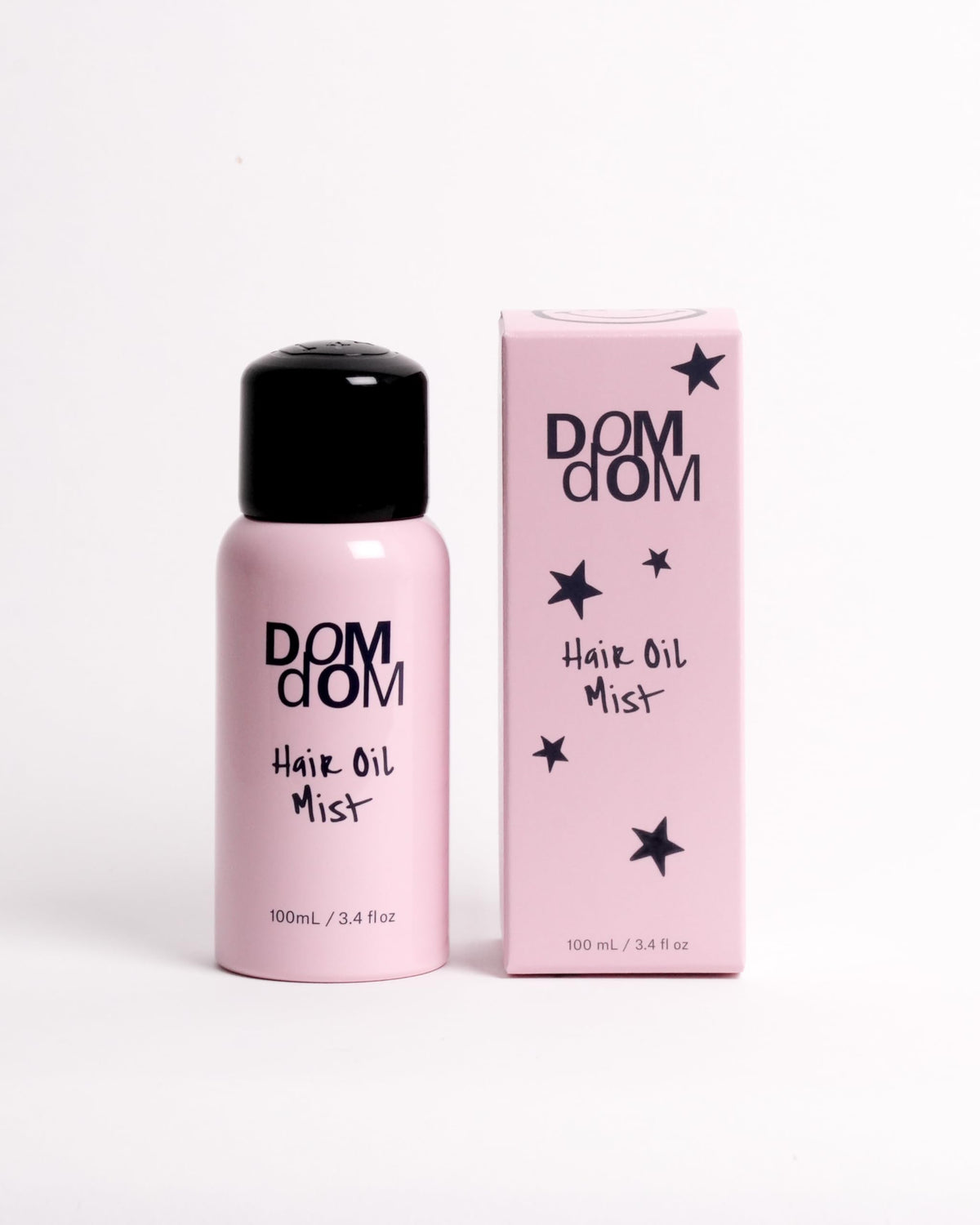 Dom Dom front packaging showing bottle and label for quick product ID and benefits