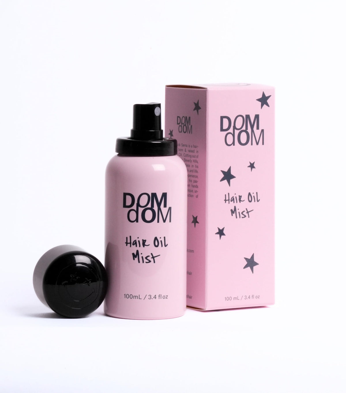Dom Dom spray texture closeup fine mist delivering lightweight hydration and shine
