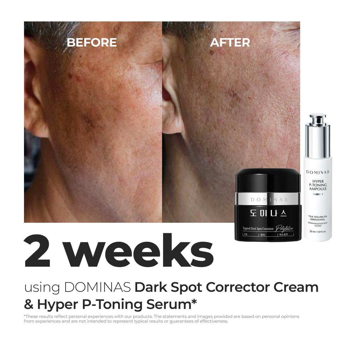 DOMINAS cream application on hand demonstrating easy spread and hydration