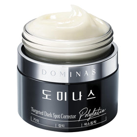 DOMINAS front packaging showing product and benefits for visible spot reduction