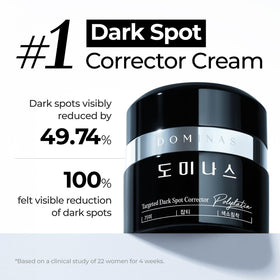 DOMINAS open jar showing smooth cream for even application and absorption
