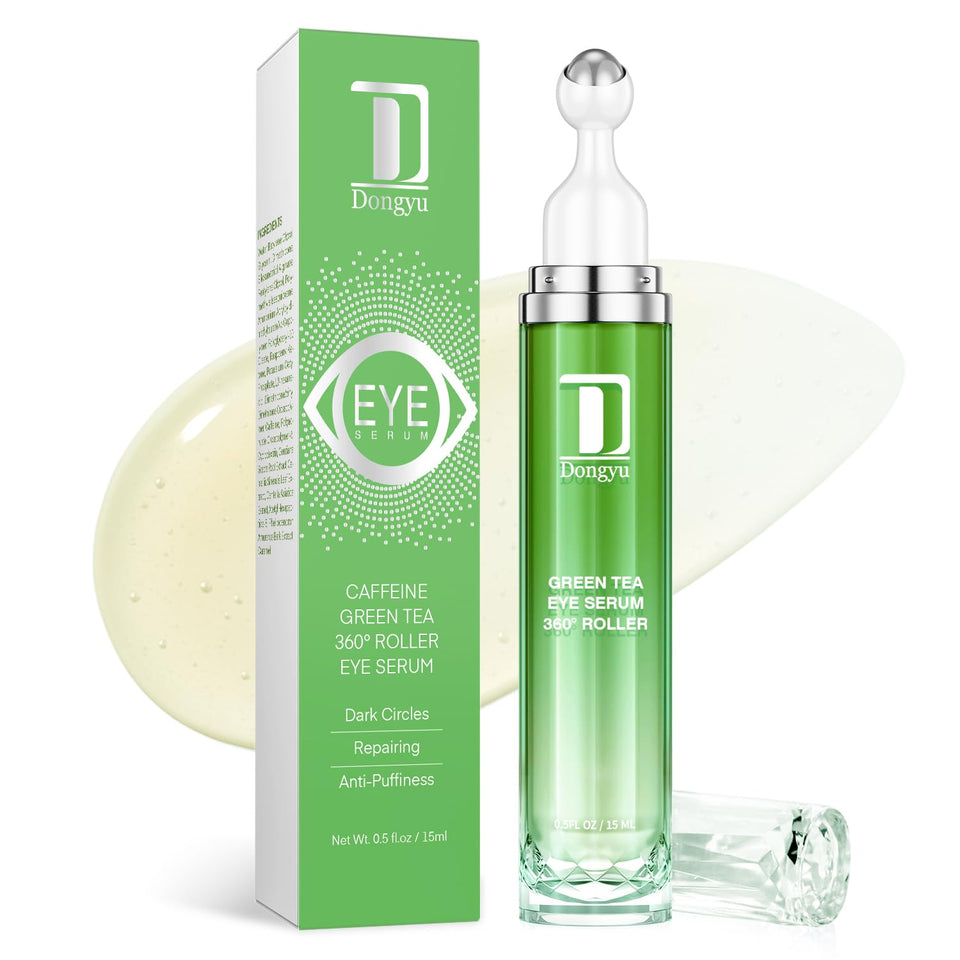 Dongyu front packaging showing tube and cap, promotes quick eye refresh