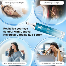 Dongyu in a travel bag ready for on-the-go touch-ups and quick refresh