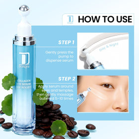 Dongyu tube in hand showing compact size and travel-friendly benefit