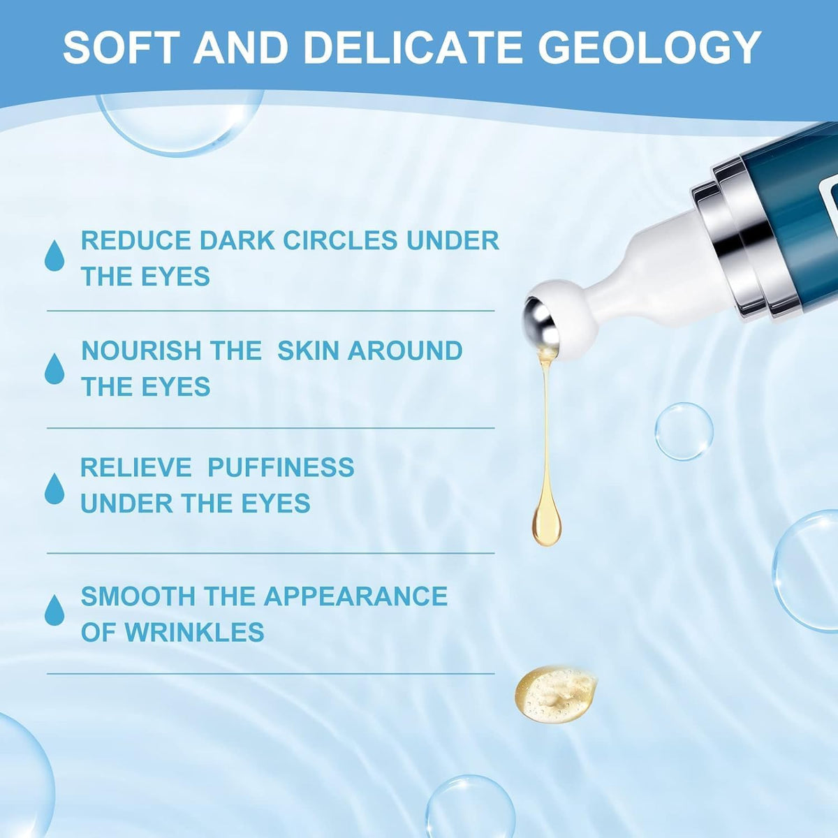 Dongyu serum texture droplet illustrating lightweight absorbent formula