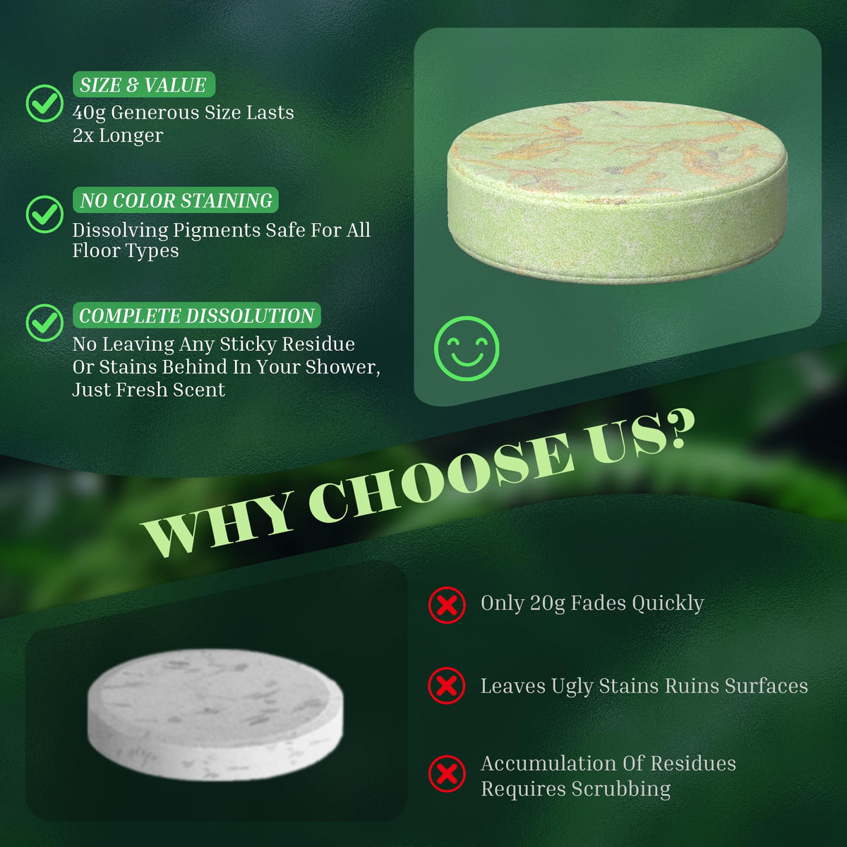 DONMIS individually sealed tablets preserving fragrance and freshness
