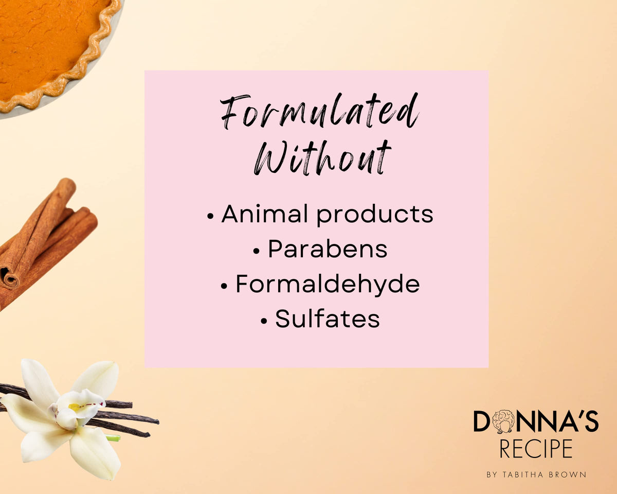 Donna's Recipe on bathroom shelf beside towel showing spa-like at-home relaxation benefits