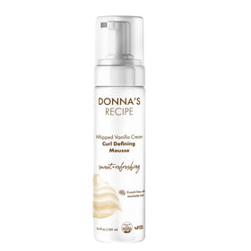Donna's Recipe front bottle view showing branding and volume benefit