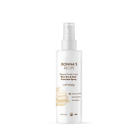 Donna's Recipe bottle front packaging shows label and vanilla scent benefit
