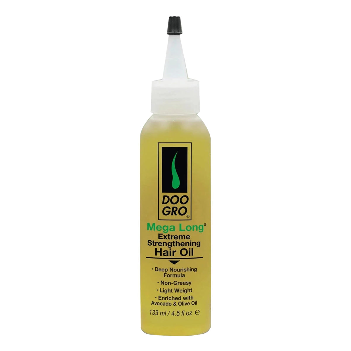 Doo Gro front bottle displaying label and lightweight conditioning benefit