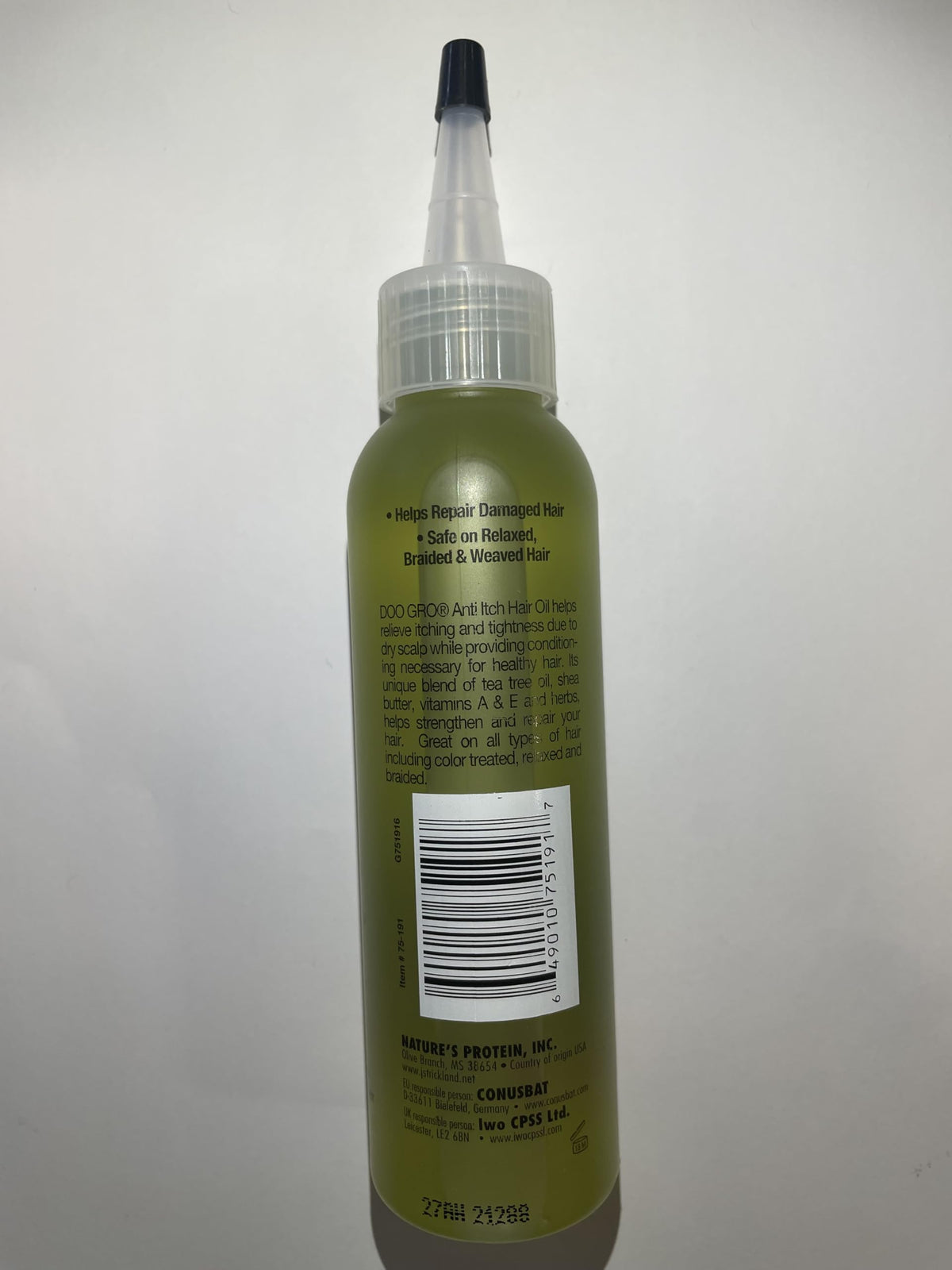 DOO GRO oil smoothing frizzy natural hair for softer finish