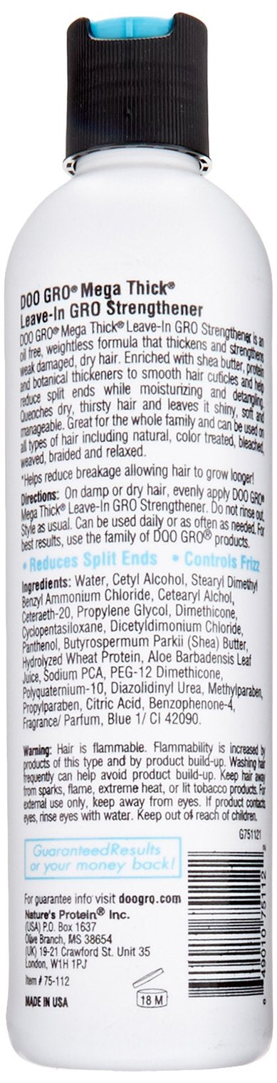 DOO GRO close-up of leave-in on hair demonstrating detangling and added shine while keeping hair weightless