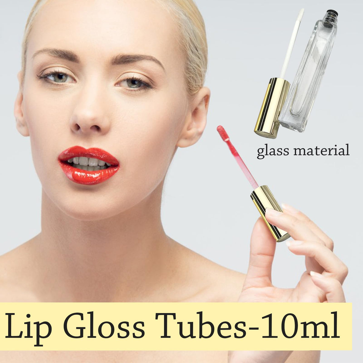 dootdott lip gloss tube filled to show product visibility and tidy dispensing