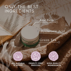 Doppeltree Renew with aloe slice highlighting soothing hydration properties